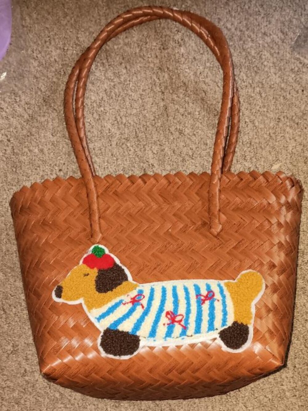 WARM WEINER WOVEN TOTE